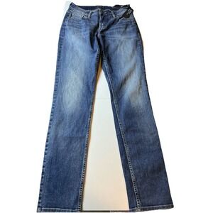 Silver Jeans Co AVERY Slim Jeans Women's 29/33 Blue Mid-Rise Indigo Stretch